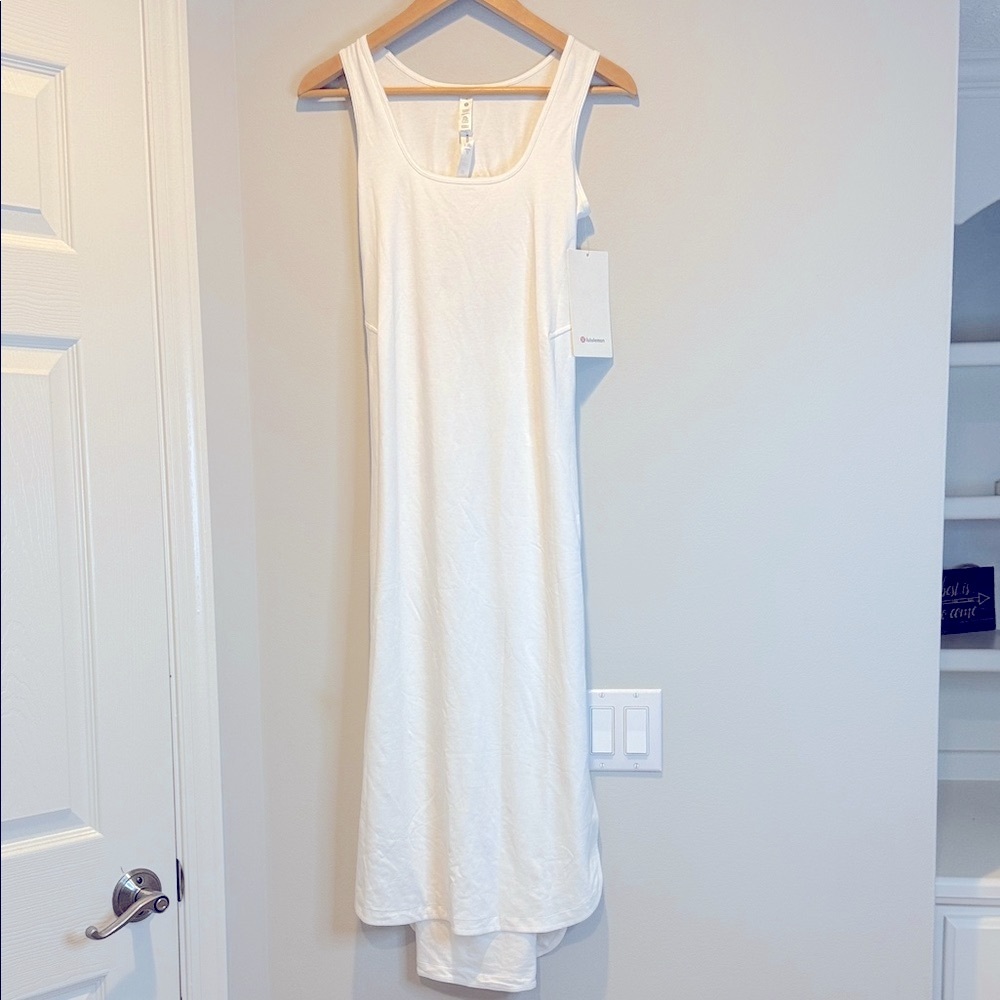 Lululemon Athletica Pima Cotton Open-Back Midi Dress - NWT
